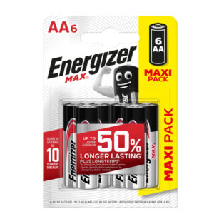 Pile stilo AA – 1,5V – Energizer Max – blister 6 pezzi