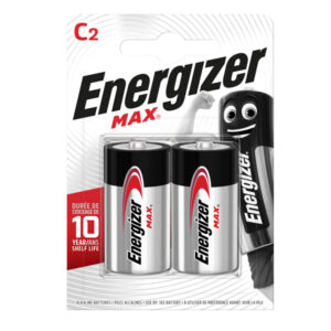 Pile C mezza torcia – 1,5V – Energizer Max – blister 2 pezzi