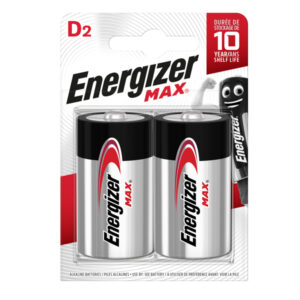 Pile D torcia – 1,5V – Energizer Max – blister 2 pezzi