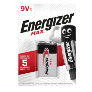 Pila Transistor 9V – 9V – Energizer Max – conf. 1 pezzo