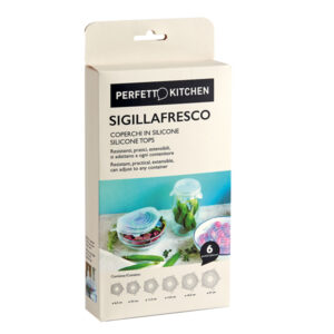 Coperchi in silicone Sigillafresco – Perfetto – set 6 pezzi
