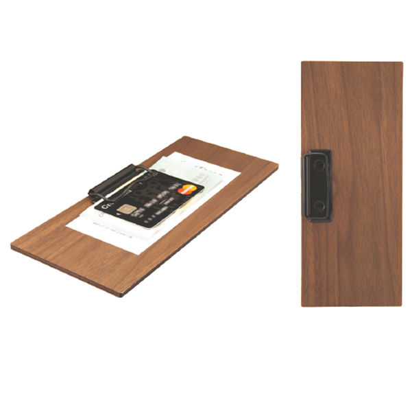Portaconto – con fermaglio – legno – 24×10 cm – Securit