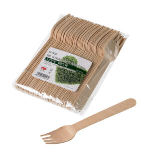 Forchette in legno – 16 cm – Leone – conf. 48 pezzi