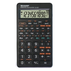 Sharp – Calcolatrice scientifica – Bianco – EL501TBWH