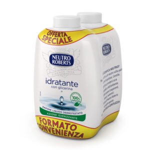 Ricarica bis sapone liquido Extra Idratante – 400 ml – Neutro Roberts