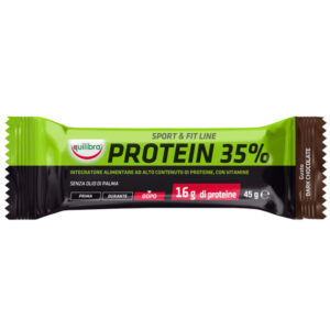 Integratore Sport  Fit Line Protein 35 – gusto dark chocolate – 45 gr – Equilibra