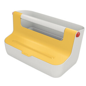 Cassetta portaoggetti con maniglia Cosy – giallo – Leitz
