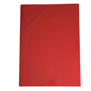 Cartella con elastico 71LD – cartoncino plast. – 70 x 100 cm – rosso – Cart. Garda