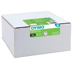 Rotolo etichette multiuso – 57 x 32 mm – bianco – 1000 etichette / rotolo – Dymo – value pack 12 pezzi