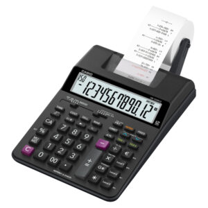 Calcolatrice scrivente HR-150RCE – 12 cifre – con adattatore – nero – Casio