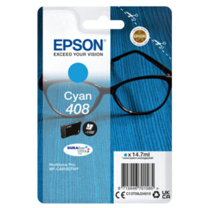 Epson – Cartuccia DuraBrite Ultra 408 – Ciano –  C13T09J24010