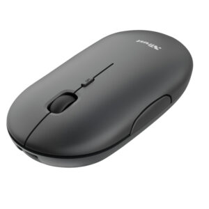 Mouse Puck – ultrasottile – wireless – ricaricabile – nero – Trust