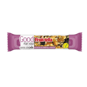 Barretta Good For You – di frutta secca – ciliegie e frutti rossi – 36 gr – Fruitella