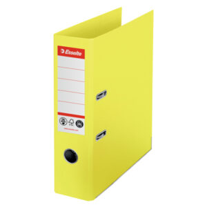 Registratore a leva – CO2 neutral – A4 – dorso 75 mm – giallo – Esselte