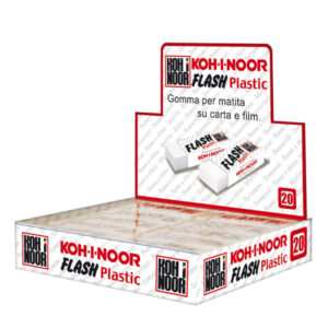 Gomma Flash – in vinile – bianco – Koh-I-Noor – conf. 20 pezzi