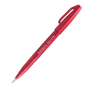 Pennarello Brush Sign Pen – rosso – Pentel