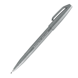 Pennarello Brush Sign Pen – grigio – Pentel