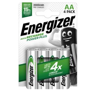 Pile AA Power Plus – ricaricabili – Energizer – blister 4 pezzi