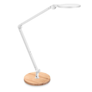 Lampada Giant – a led – con base in legno – bianco – Cep