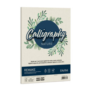 Carta Calligraphy Nature Remake – A4 – 120 gr – perla – Favini – conf. 50 fogli