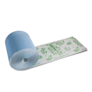 Rotolo per registratori di cassa – stampa termica – carta termica Green roll – 79 mm x 80 mt – diametro esterno 78 mm – 48 gr – anima 12 mm – Rotolificio Pugliese – blister 5 pezzi