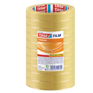 Nastro adesivo tesafilm – 66 m x 15 mm – Tesa – torre 10 pezzi