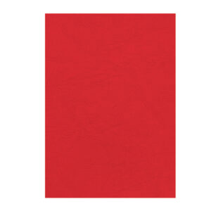 Copertine per rilegatura – A4 – cartoncino groffrato semilpelle – 240 gr – rosso – Fellowes – conf.100 pezzi