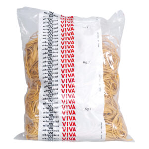 Elastico – gomma – D 50 mm – 1 kg – giallo – Viva