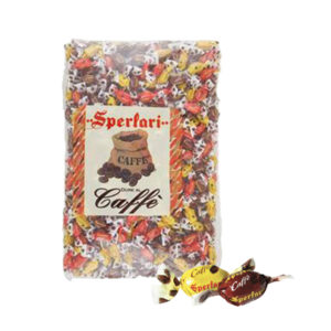 Caramelle Mini – gusto caffE’ – Sperlari – busta da 1 kg (circa 500pz)