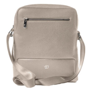 City bag medium Gate Trended – 25 x 30 x 6 cm – ecopelle – ghiaccio – InTempo