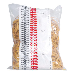 Elastico – gomma – D 90 mm – 1 kg – giallo – Viva