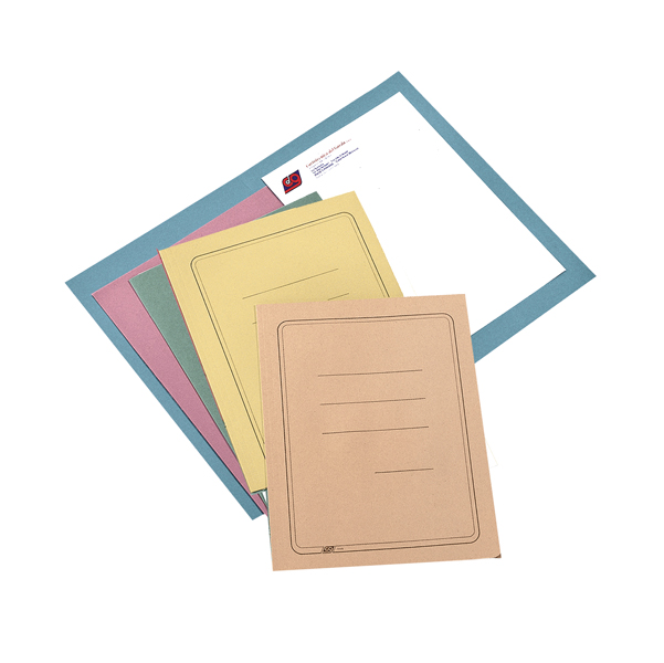 Cartelline semplici – con stampa – cartoncino Manilla 145 gr – 25 x 34 cm – rosso – Cartotecnica del Garda – conf. 100 pezzi