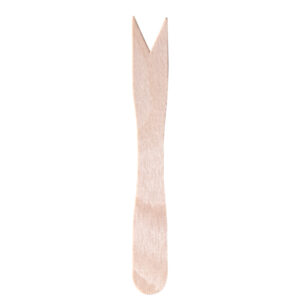 Forchettina monouso in legno – 8,5 cm – Signor Bio – conf. 100 pezzi