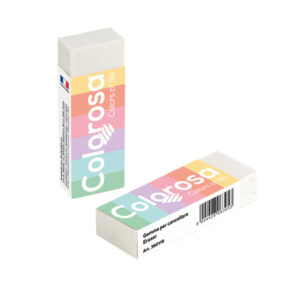 Gomma Colorosa Pastel – 6,2 x 1,2 x 2,2 cm – vinile – RiPlast – conf. 20 pezzi