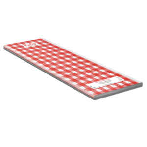 Tovaglia Tissue – linea Snack – 100 x 100 cm – rosso/bianco – Fato – conf. 50 pezzi