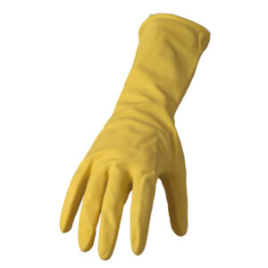 Coppia di guanti in lattice felpato R90 – tg M – giallo – Reflexx