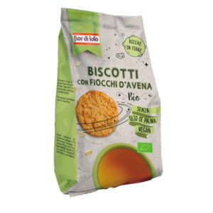 Biscotti biologici – con fiocchi di avena – 350 gr – Fior Di Loto