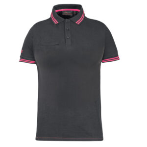 Polo donna WayLady – taglia S – grigio/fucsia – U-power