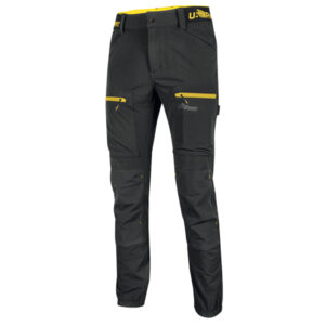 Pantalone Horizon – taglia M – nero/giallo – U-power