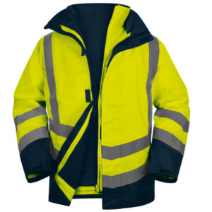 Parka 5 in 1 Optimum 3 alta visibilitA’ – taglia XL – giallo fluo – Deltaplus