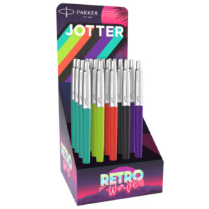 Penna sfera Jotter Original RetrO’ – colori assortiti – Parker – expo 20 pezzi