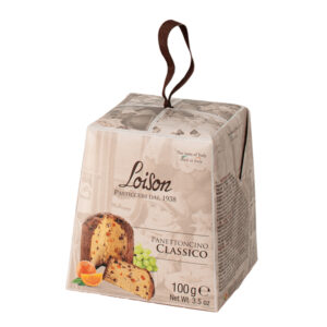 Panettoncino Classico – Linea Mignon – in astuccio – tradizionale – 100 gr – Loison