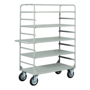 Carrello da lavoro – 4 piani estraibili – 132 x 67 x 177 cm – 450 kg – grigio – Tecnotelai