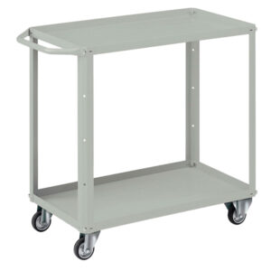 Carrello da lavoro – 2 vasche da 80 x 45 cm – 91 x 45 x 81 cm – grigio – Tecnotelai