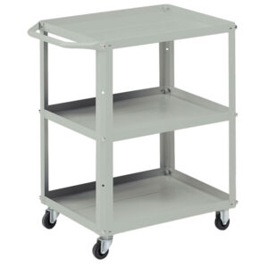 Carrello da lavoro – 3 vasche da 60 x 45 cm – 71 x 45 x 78 cm – grigio – Tecnotelai