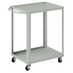 Carrello da lavoro – 2 vasche da 60 x 45 cm – 71 x 45 x 78 cm – grigio – Tecnotelai