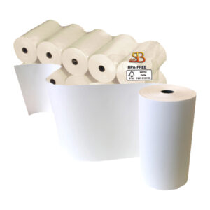 Blister 5 rotoli carta termica 55gr BPA free 110mm x 30mt (per calc./stamp.)