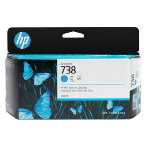 Hp Cartuccia ink DesignJet 738 Nero -130ml