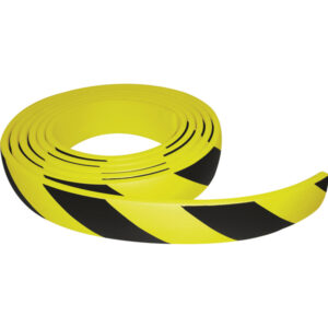 Paracolpi in rotolo da 5 metri – gomma NBR – larghezza 6 cm – giallo/nero