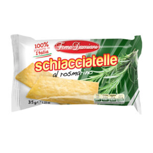 Schiacciatella al rosmarino – monoporzione 35 gr – Forno Damiani – conf. 50 pezzi